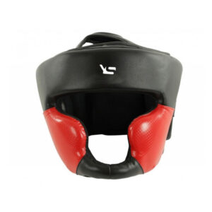 Black/Red Boxing Headguard & Full Face
