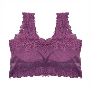 Flora Mesh Lace Bralette – Comfortable Single-Padded